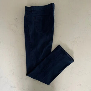 DKNY Jeans 5 Pocket Mid Rise Straight Leg Cotton Jeans Blue Sz 10 X 32